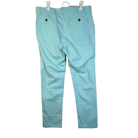 Bonobos Slim Fit Pants Men 33 /30 Light Green Cotton Stretch Preppy Golf Resort - Picture 8 of 11